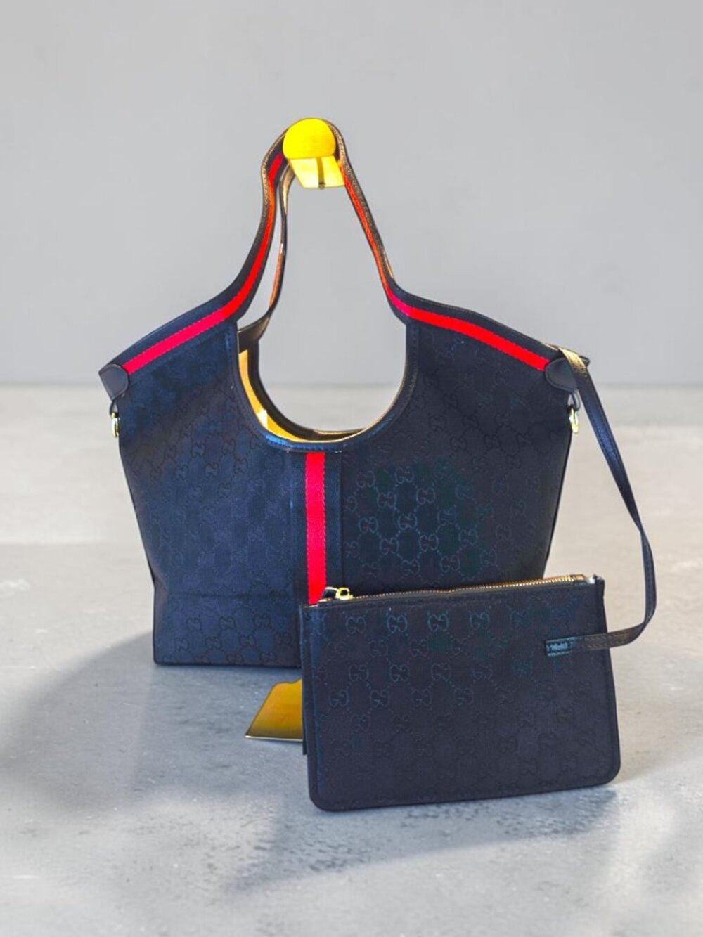 SALE!! Spacious Black Fabric Hobo/Tote with Red and Black Accents NWOT